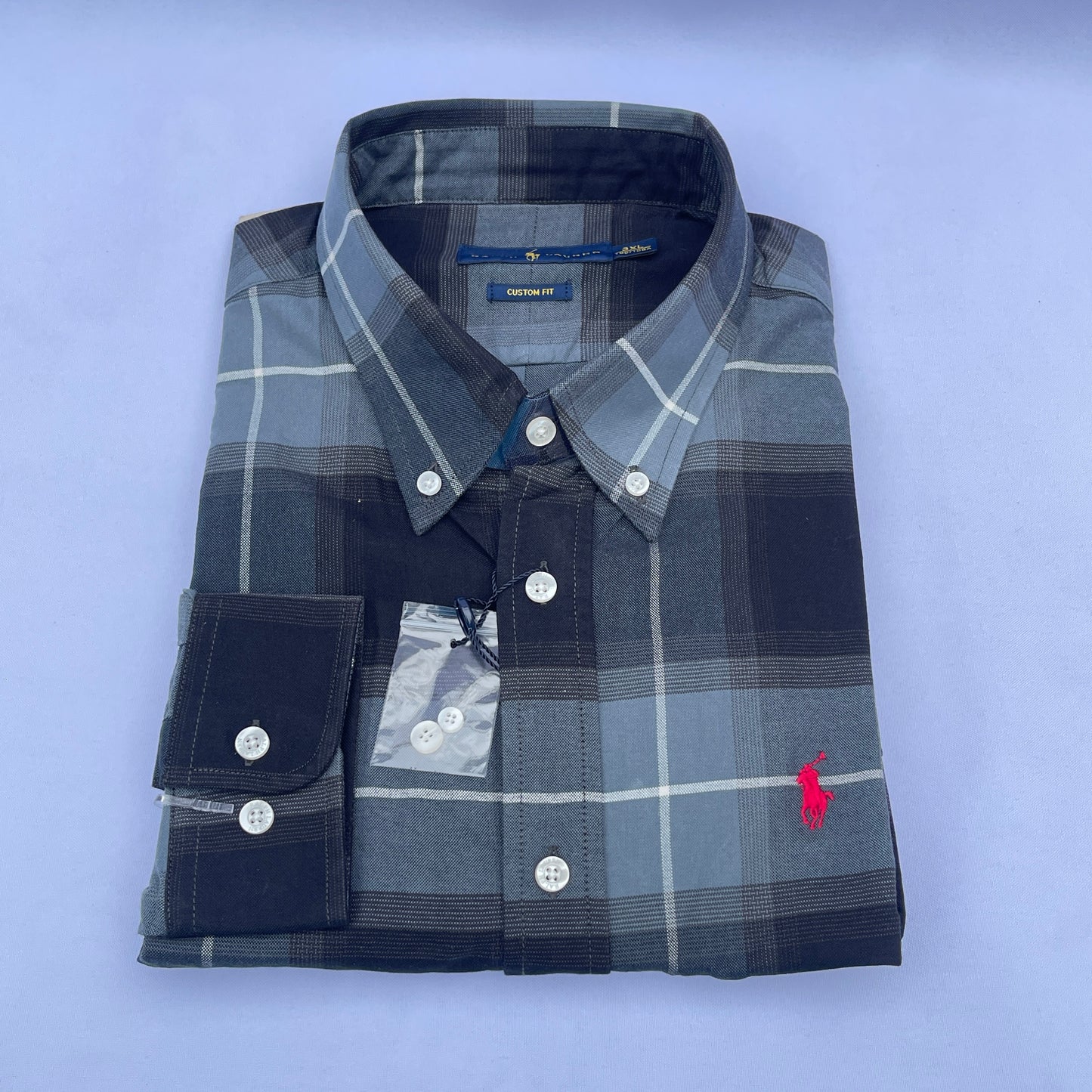 Men's Custom Fit Oxford Long Sleeve -PRL 0116