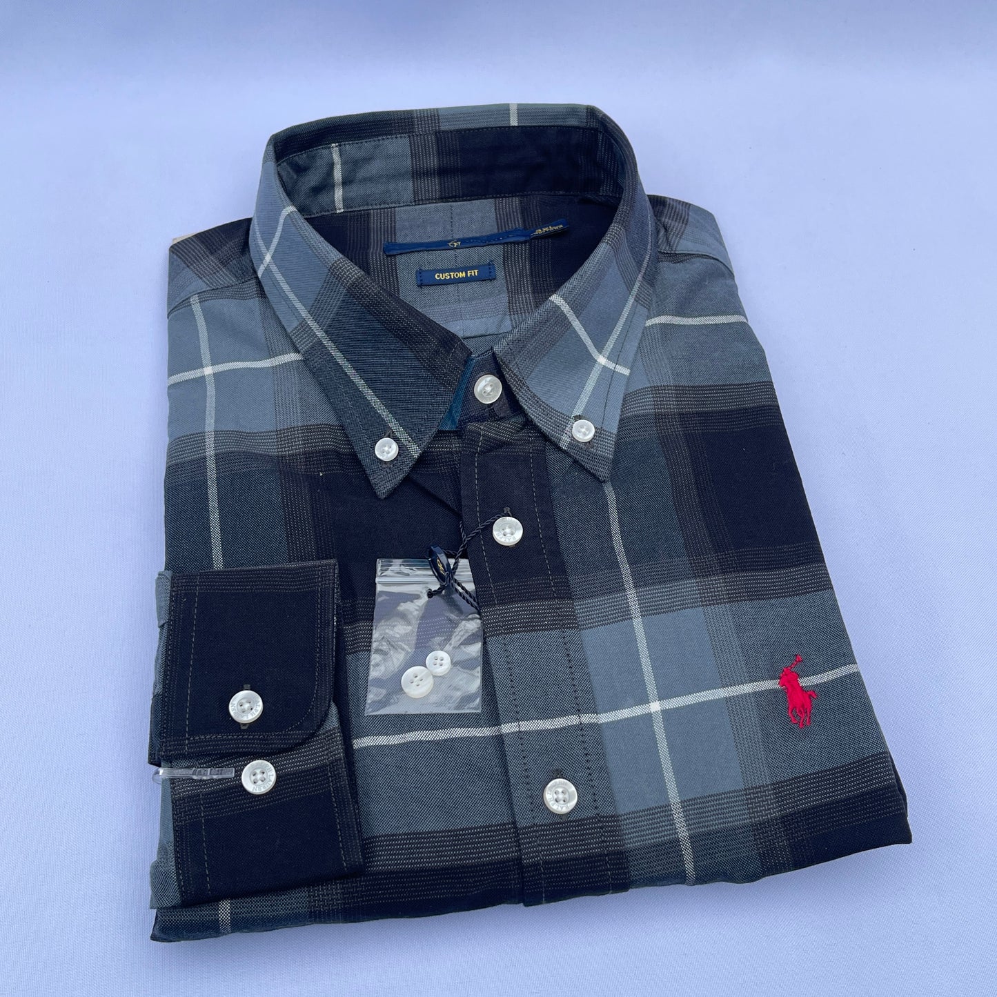 Men's Custom Fit Oxford Long Sleeve -PRL 0116