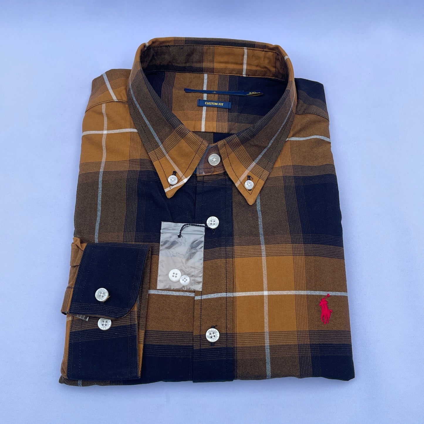 Men's Custom Fit Oxford Long Sleeve -PRL 0102