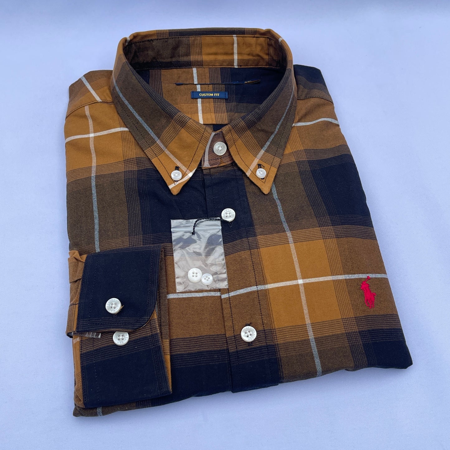 Men's Custom Fit Oxford Long Sleeve -PRL 0102