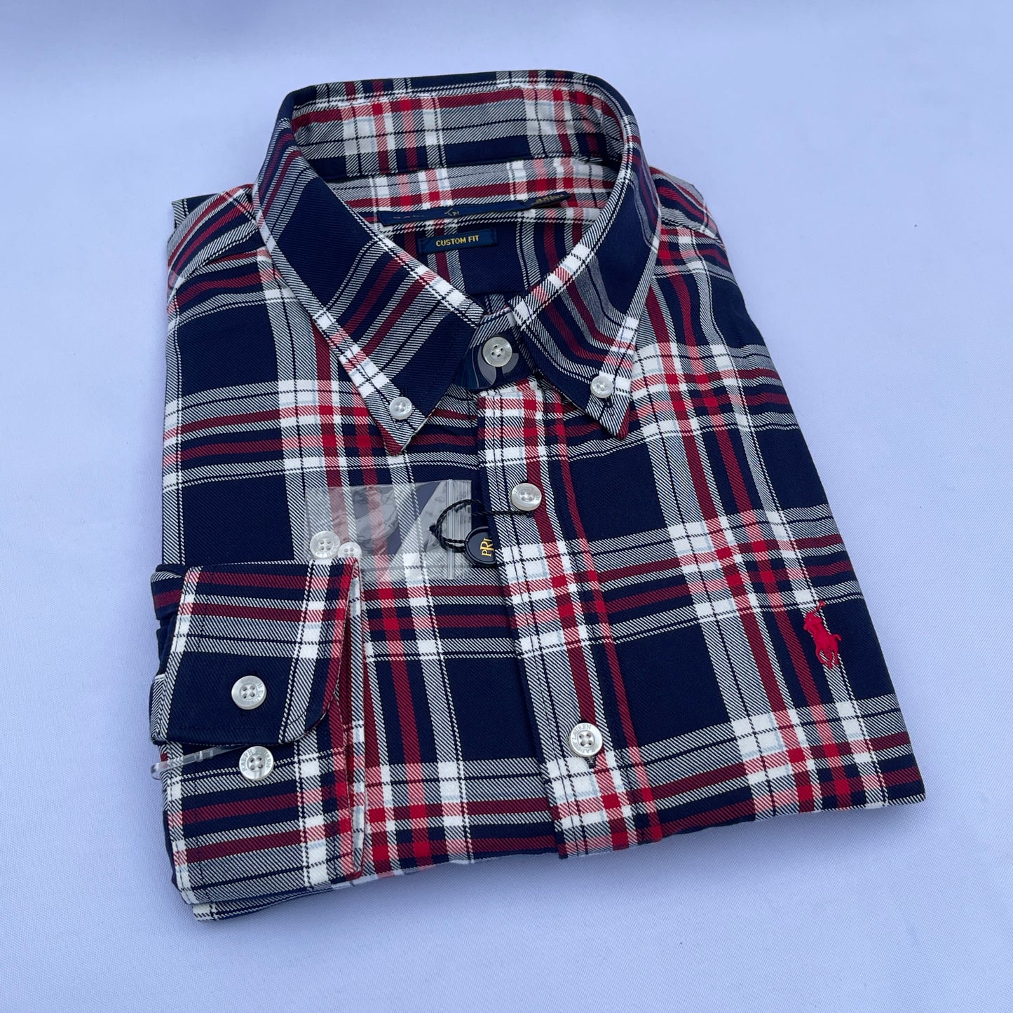 Men's Custom Fit Oxford Long Sleeve -PRL 0108