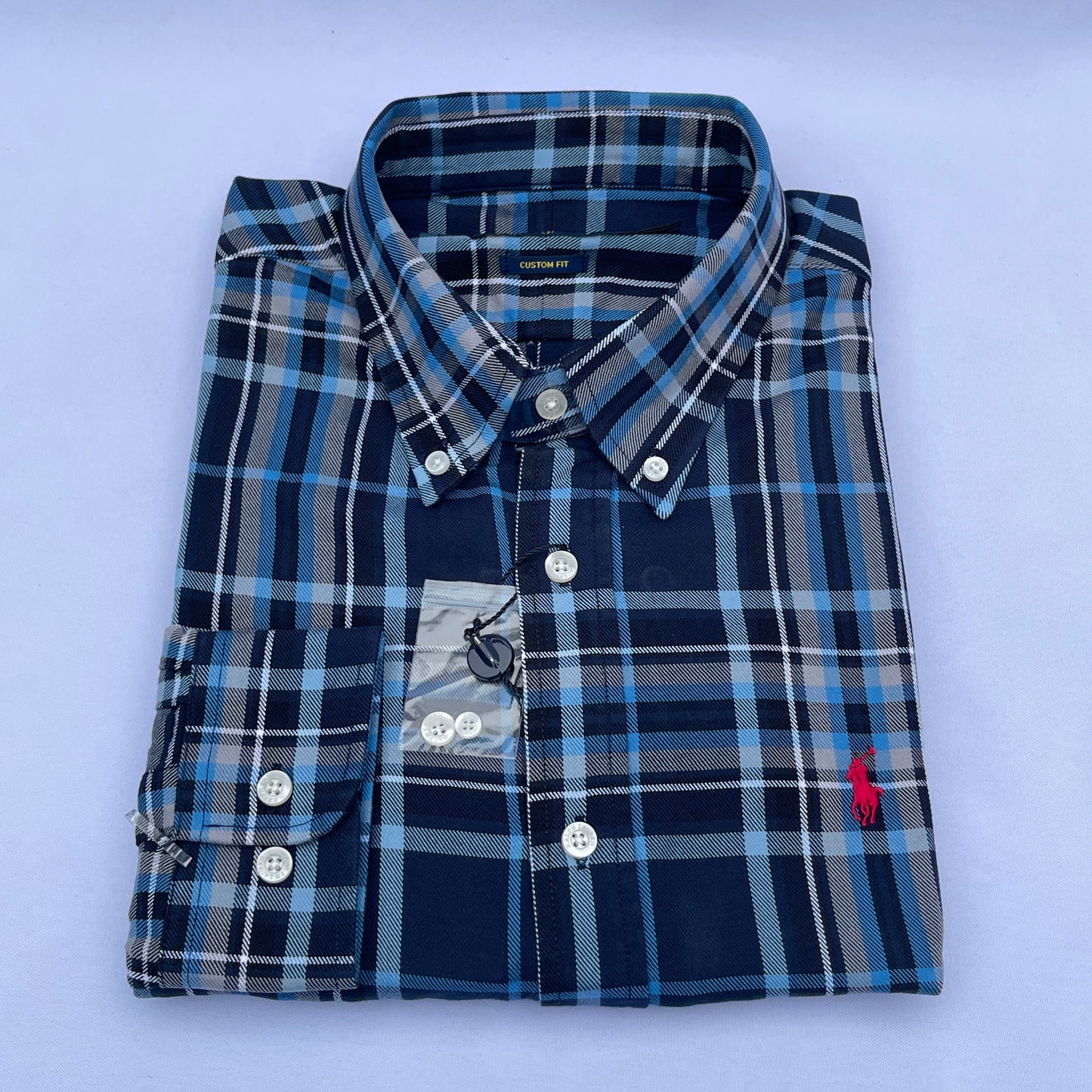 Men's Custom Fit Oxford Long Sleeve -PRL 0112