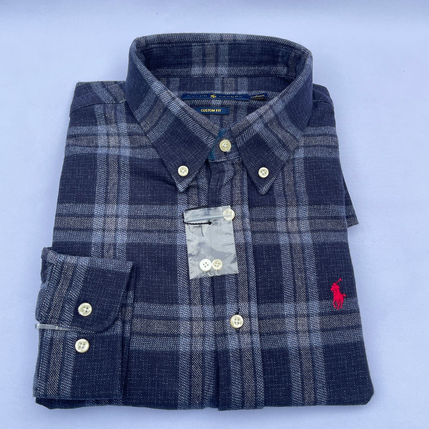 Men's Custom Fit Oxford Long Sleeve -PRL 0118