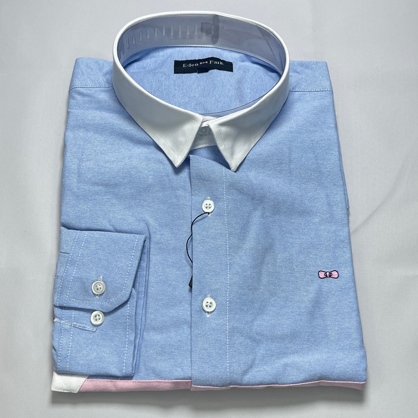 Eden Park Blue Classic Oxford Long Sleeve