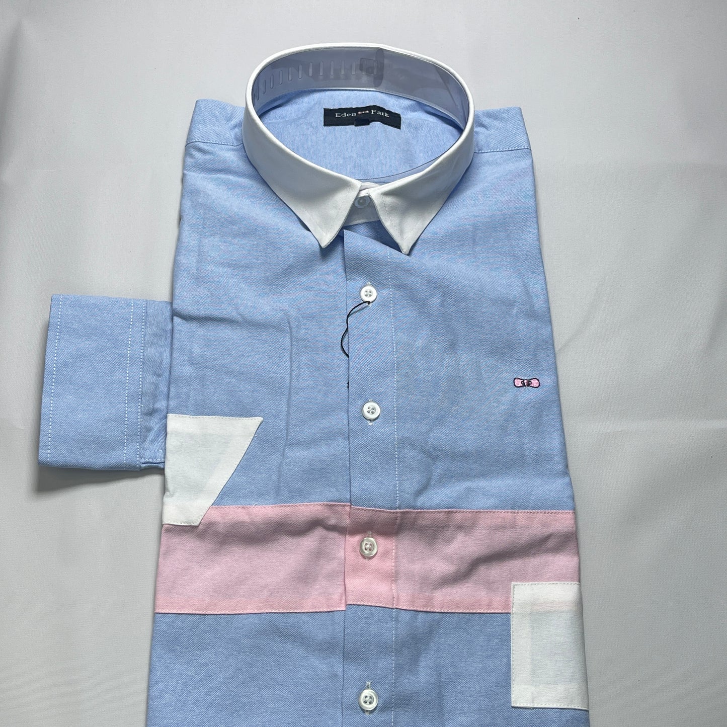Eden Park Blue Classic Oxford Long Sleeve