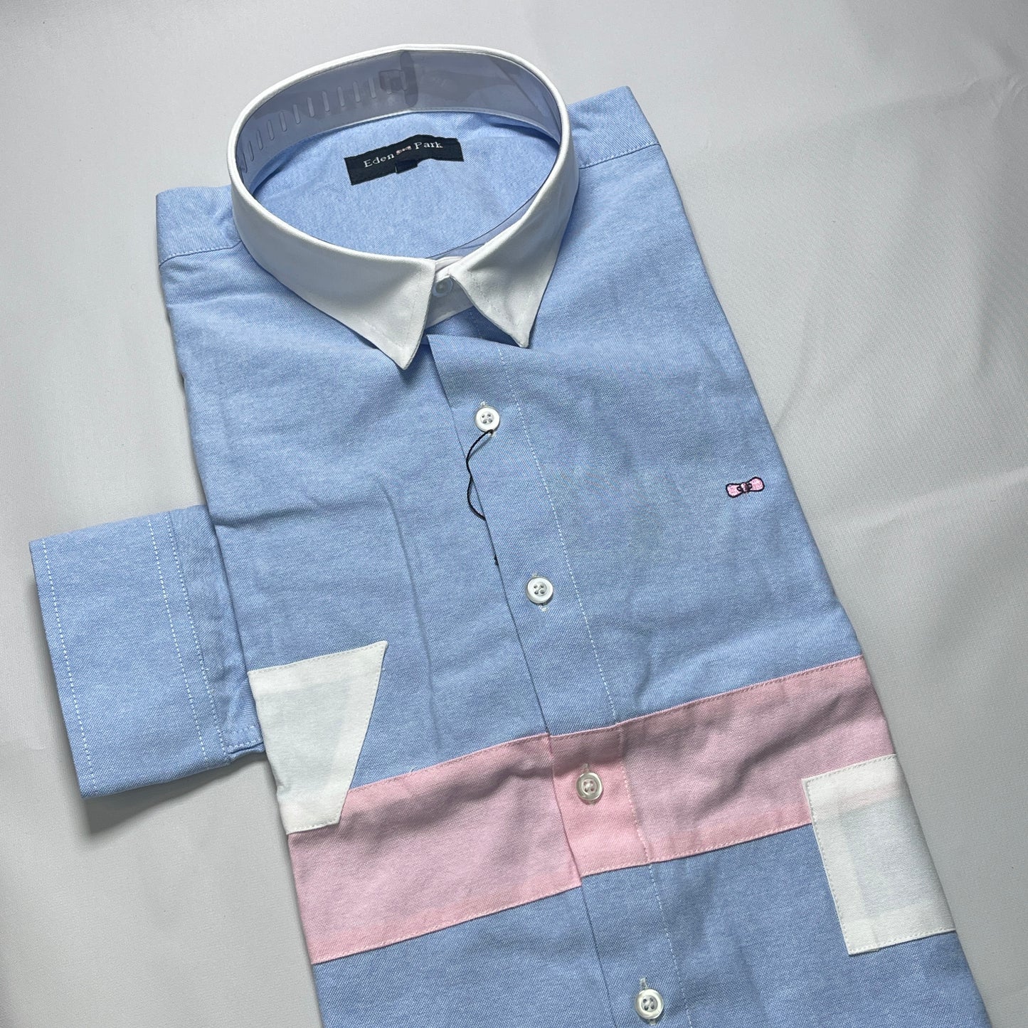 Eden Park Blue Classic Oxford Long Sleeve