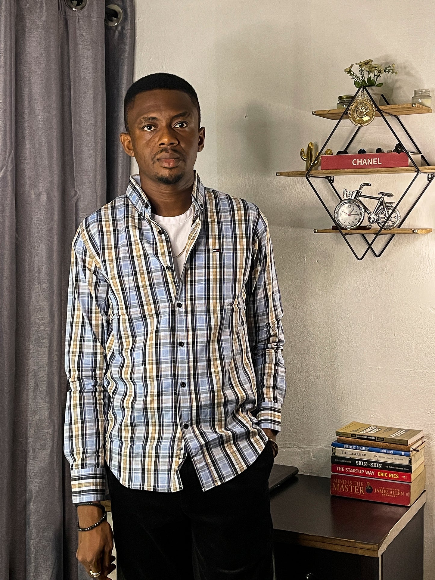 Men's Custom Slim Fit Oxford  Long Sleeves -THL 231