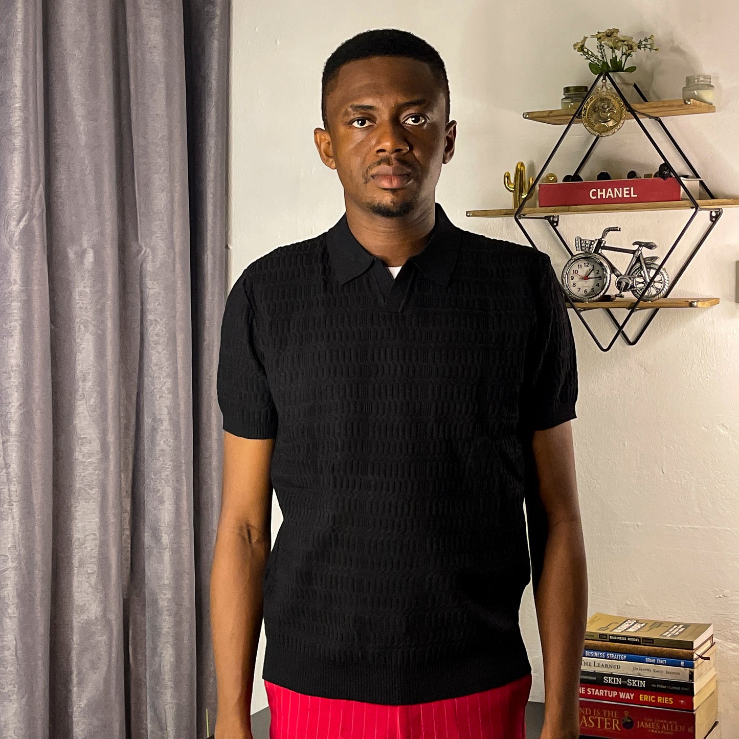 Classic Fit Custom Knit Shirt -KN50