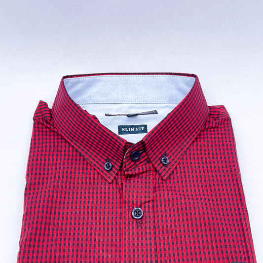 Men's Custom Slim Fit Oxford Long Sleeve -THL 207