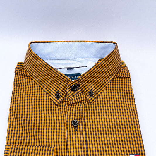 Men's Custom Slim Fit Oxford Long Sleeve -THL 209