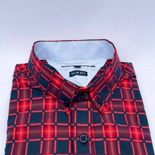 Men's Custom Slim Fit Oxford Long Sleeve -THL 201