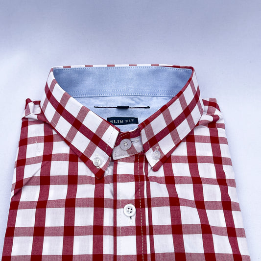 Men's Custom Slim Fit Oxford Long Sleeve -THL 203