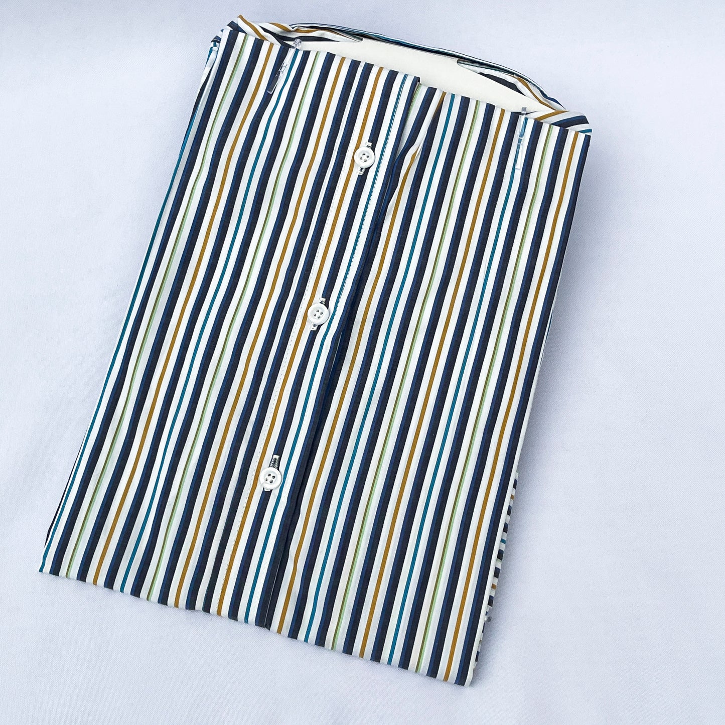 Men's Custom Slim Fit Oxford Striped Long Sleeves -THL 245