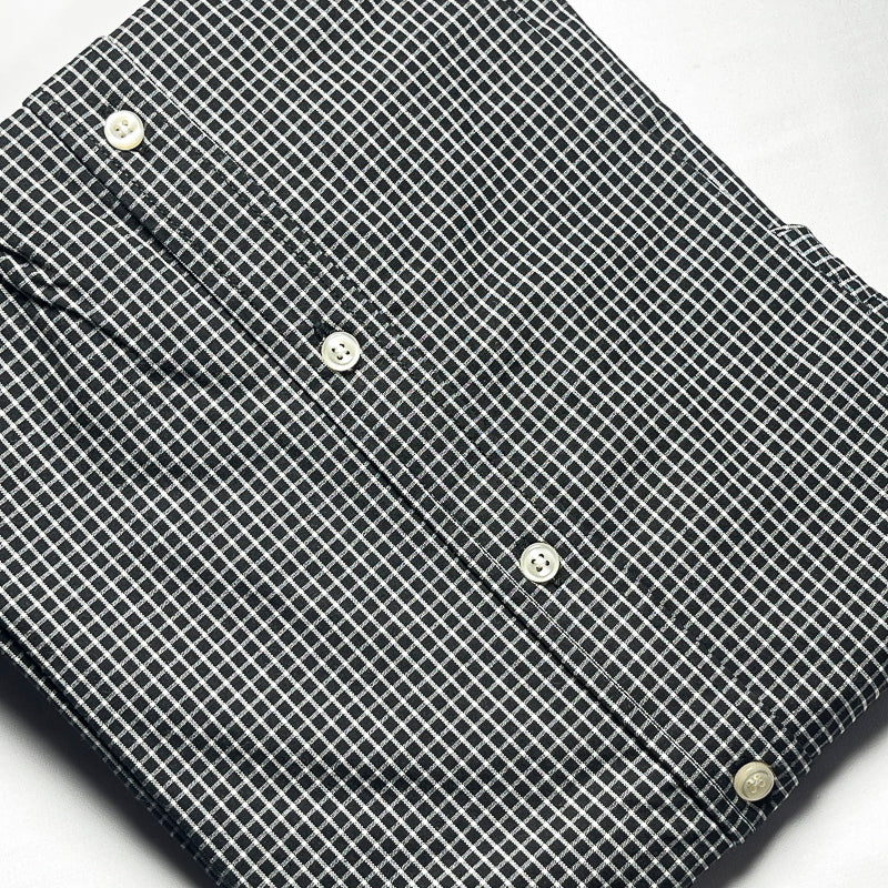 Men's Custom Fit Black Long Sleeve- TH306