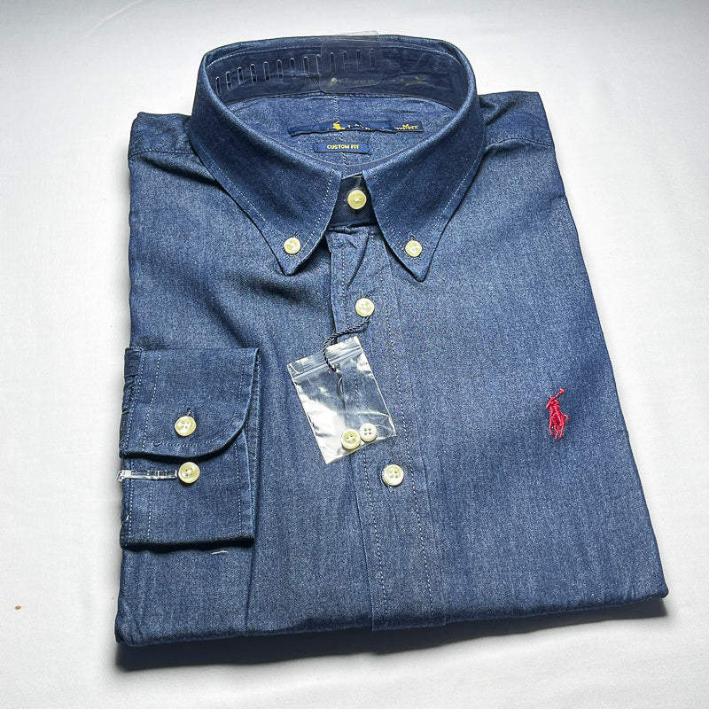 Men's Custom Denim Long Sleeve- RLD 002