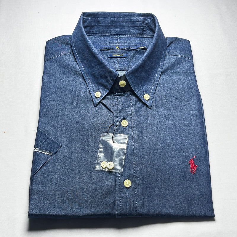 Men's Custom Denim Short Sleeve- RLD 004