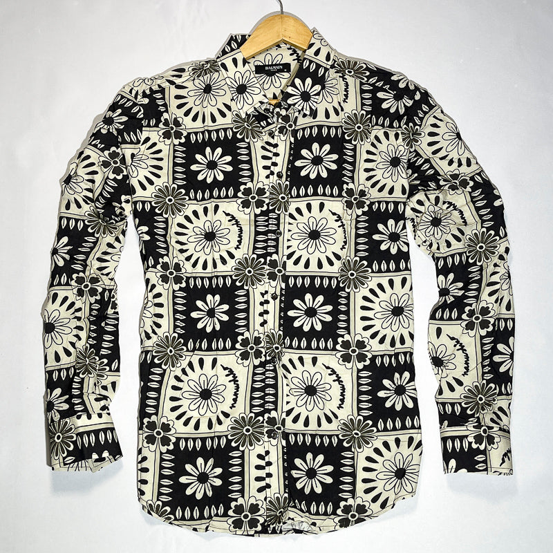 Retro Mosaic Floral Shirt