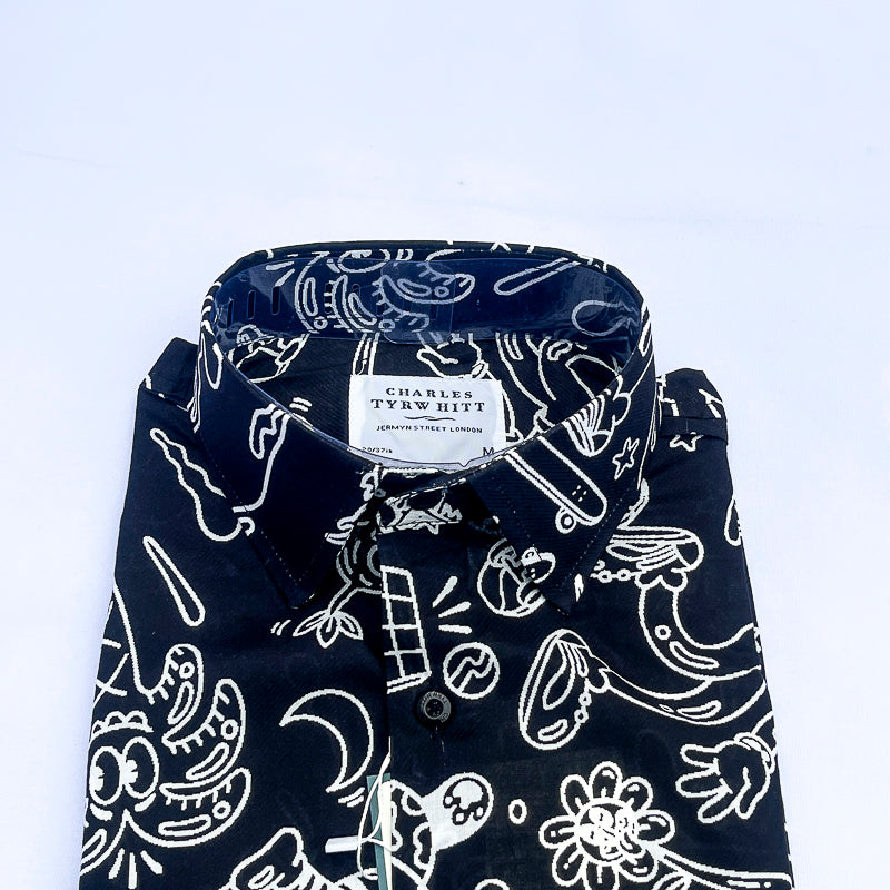 Men's Custom Fit Fun Black Long Sleeve CT048