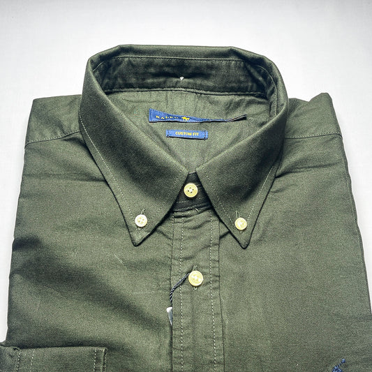 Men's Custom Fit Green Long Sleeve -PRL504