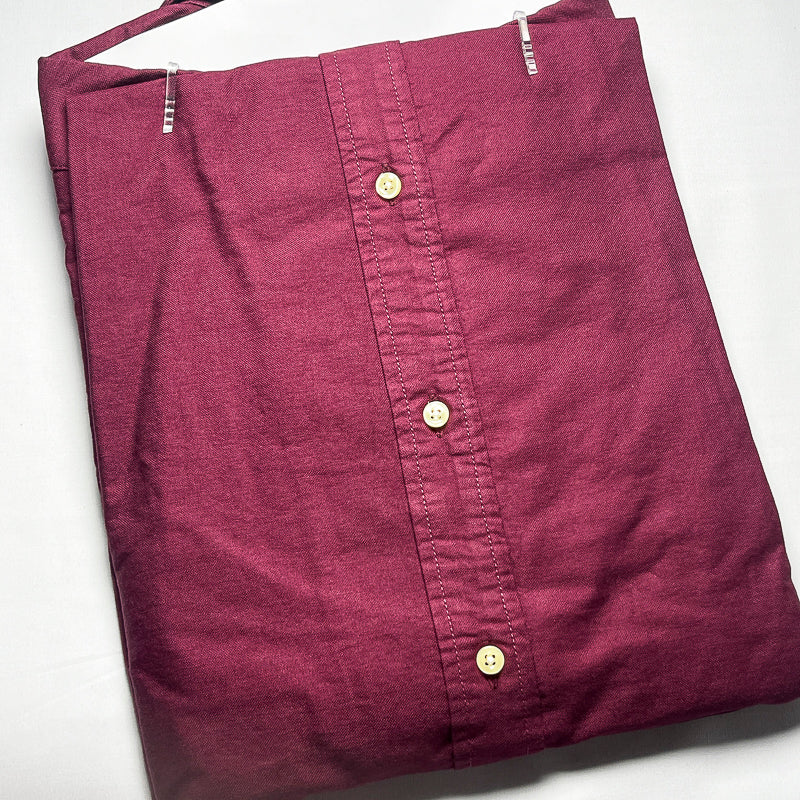 Men's Custom Fit Wine Long Sleeve -PRL514