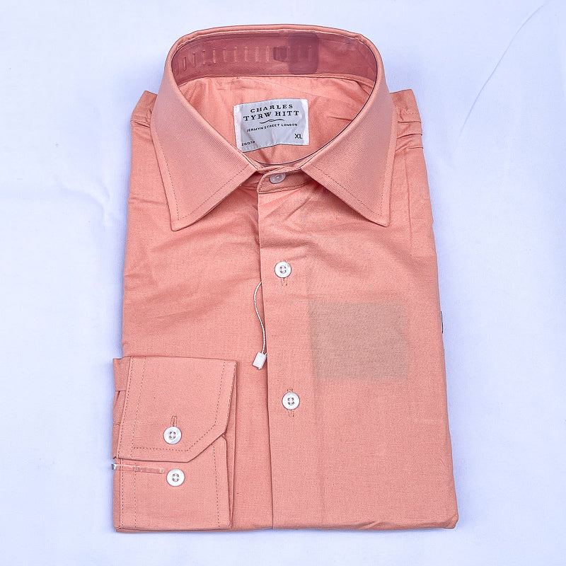 Men's Custom Fit Peach Long Sleeve CT055