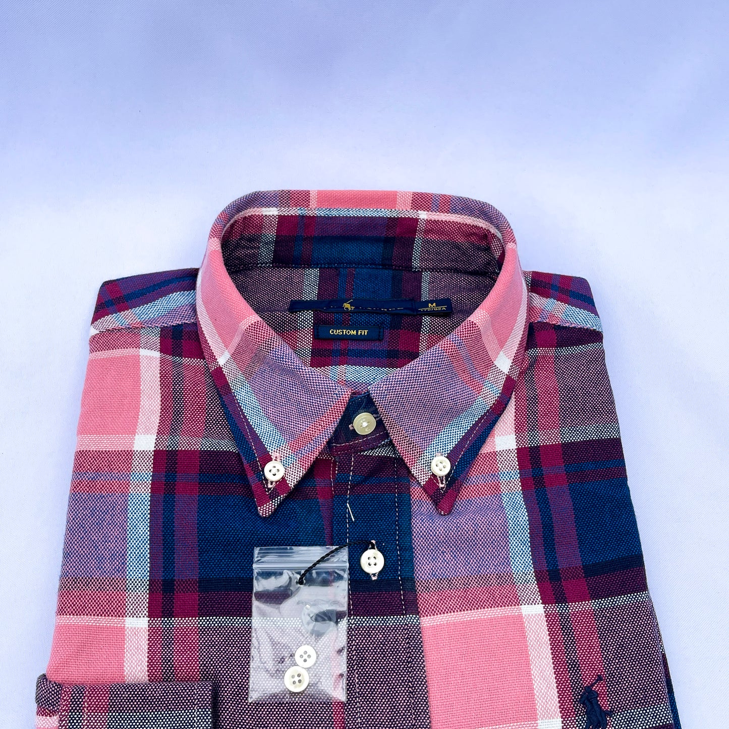 Men's Custom Fit Oxford Long Sleeve -PRL 0110