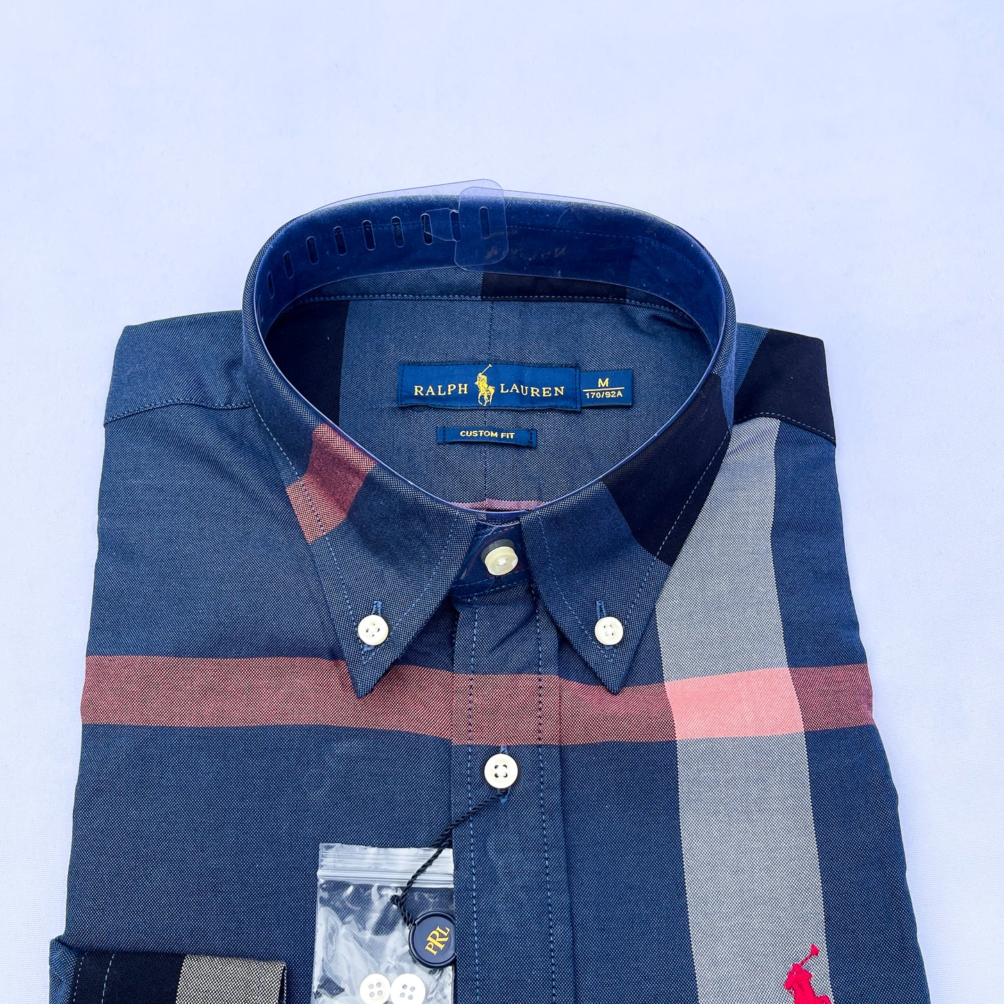 Men's Custom Fit Oxford Long Sleeve -PRL 0103