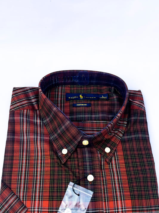 Men's Custom Fit Oxford Short Sleeve -PRL0012