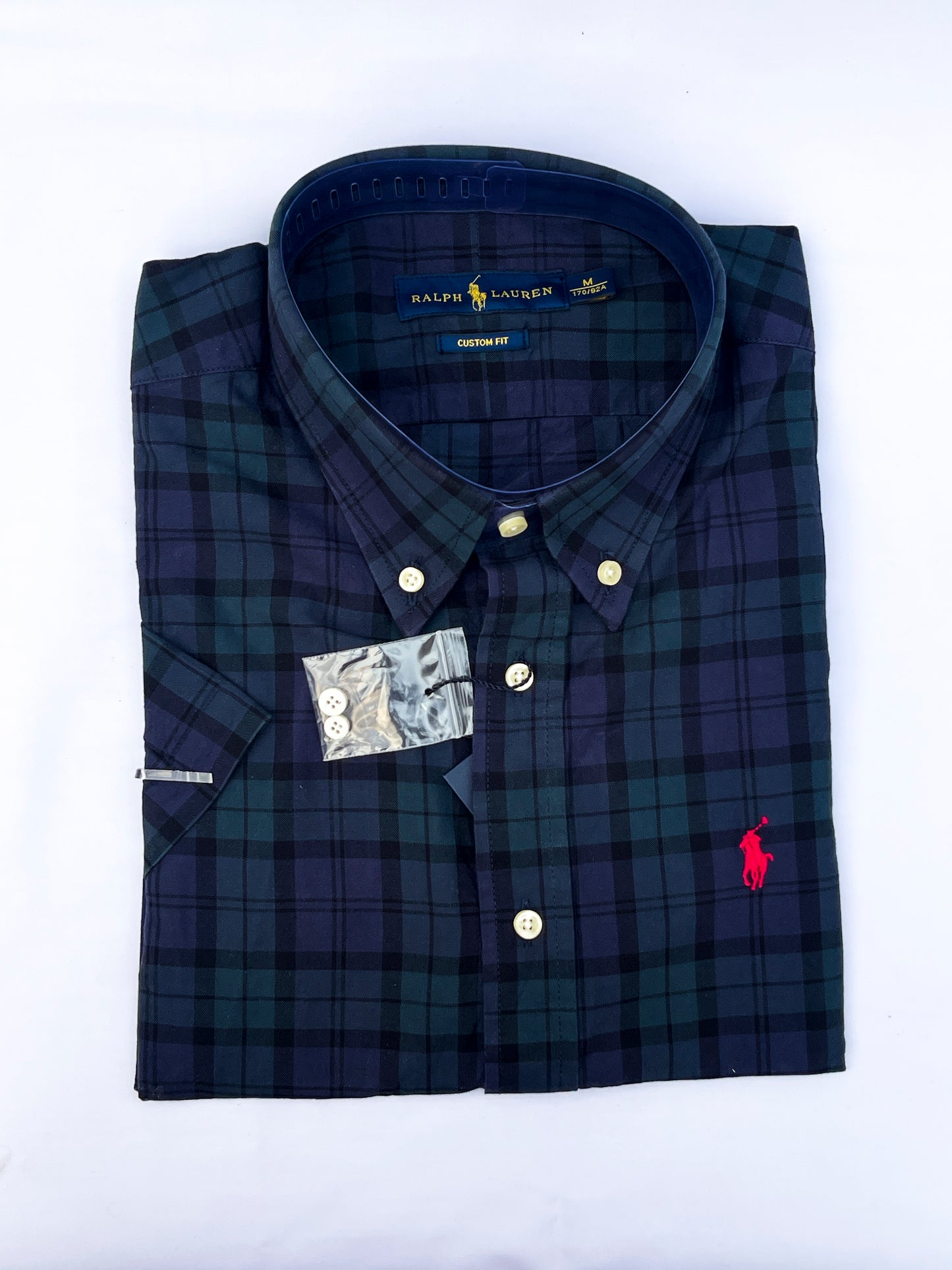 Men's Custom Fit Oxford Short Sleeve -PRL003