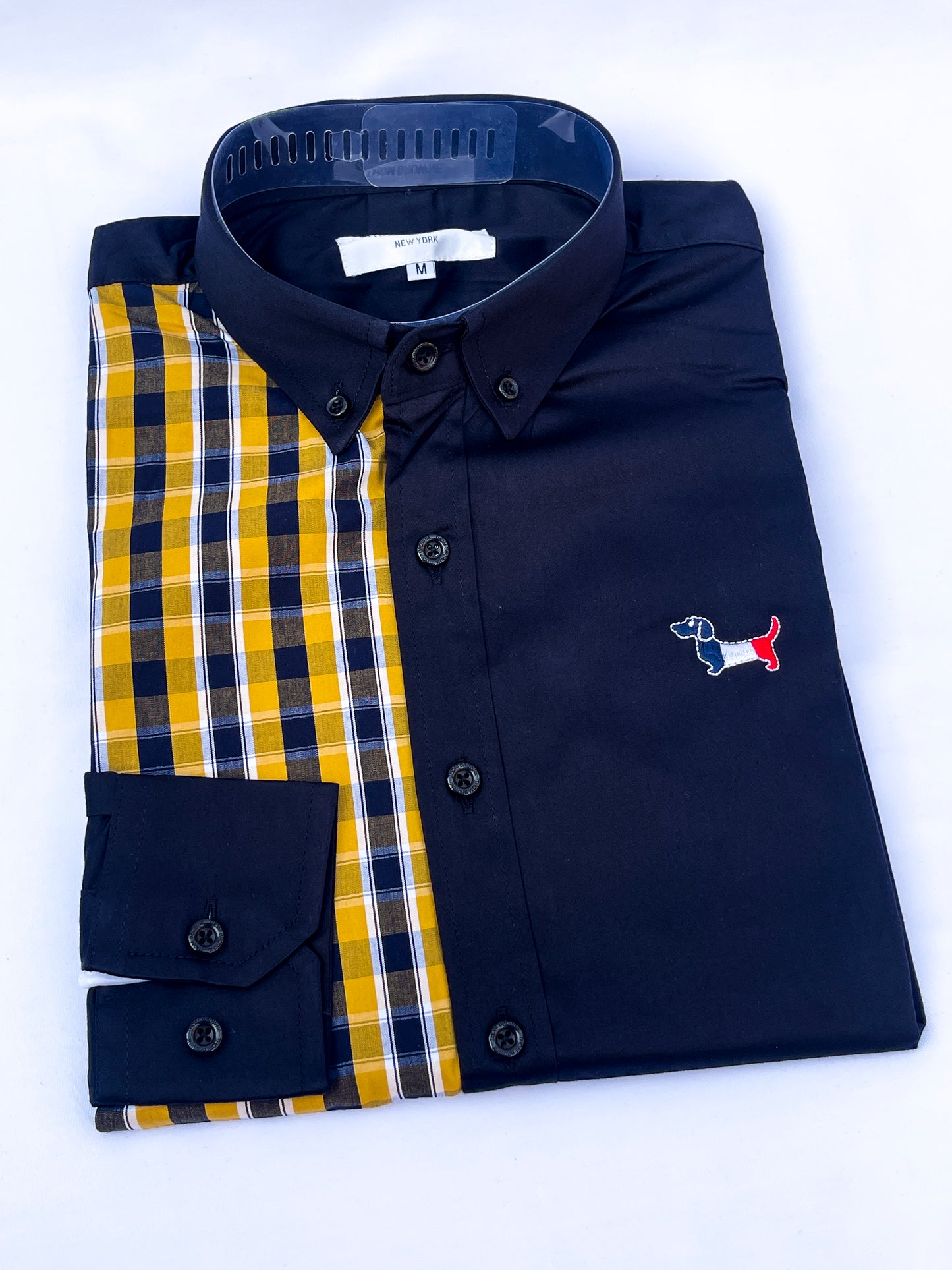 Men's Custom Fit Long Sleeve Oxford Shirt -TB002