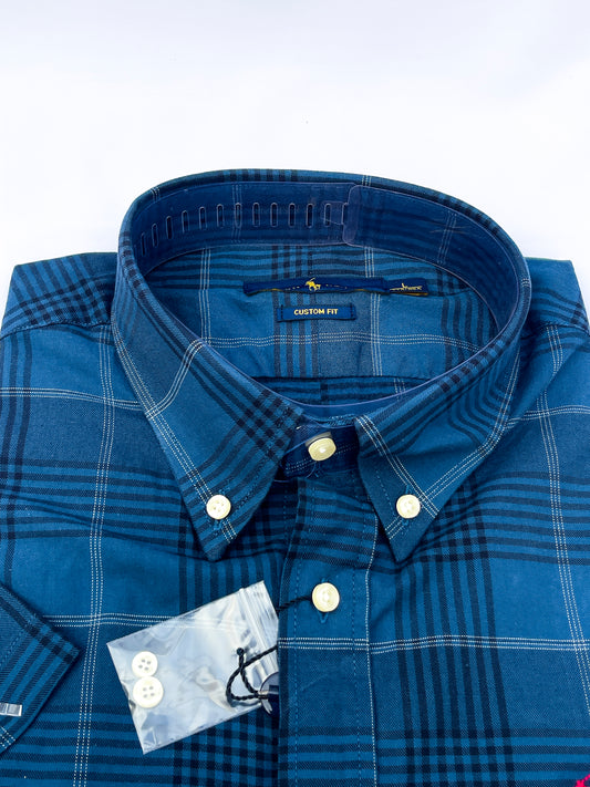 Men's Custom Fit Oxford Short Sleeve -PRL005