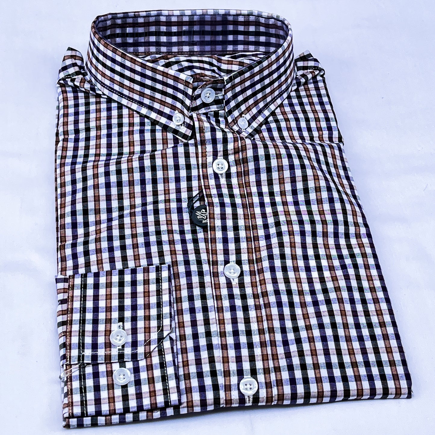 Men’s Custom Fit Multi Checked Shirt - G003