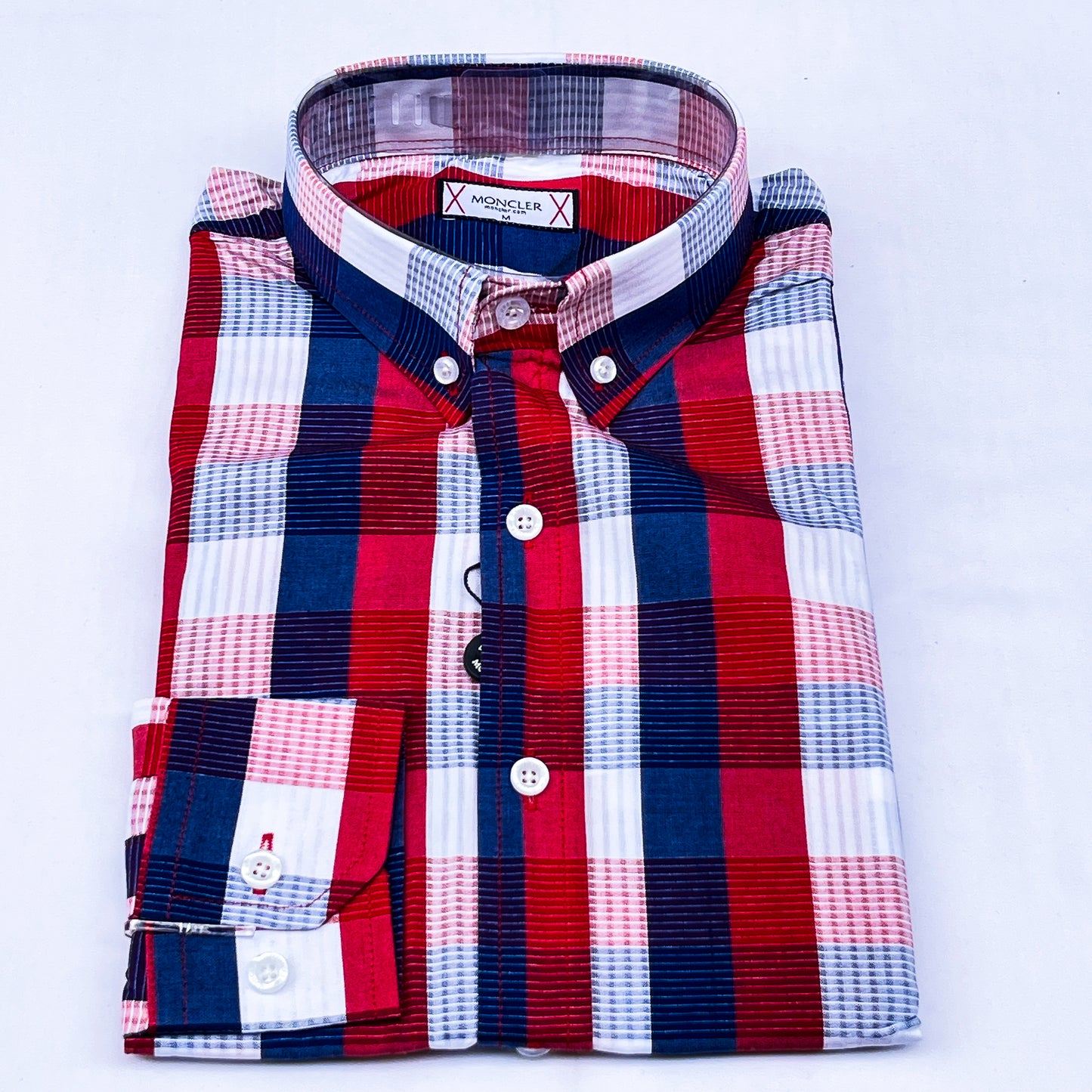 Men’s Custom Fit T08 Checked Shirt