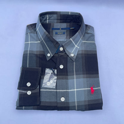 Men's Custom Fit Oxford Long Sleeve -PRL 0116