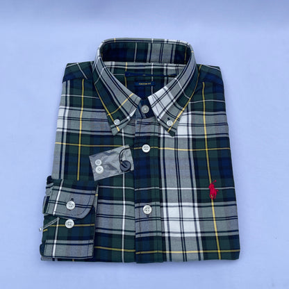 Men's Custom Fit Oxford Long Sleeve -PRL 0119