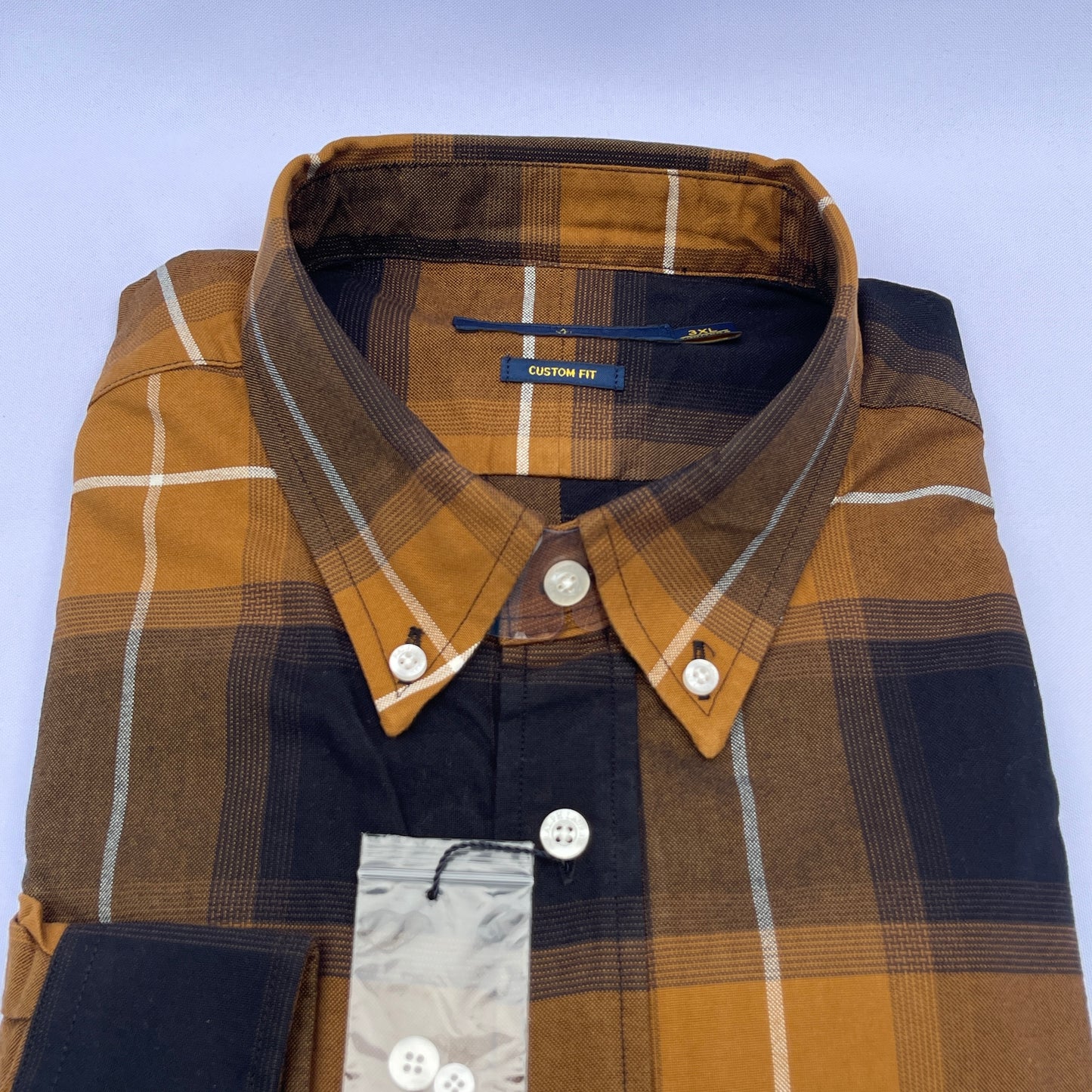 Men's Custom Fit Oxford Long Sleeve -PRL 0102