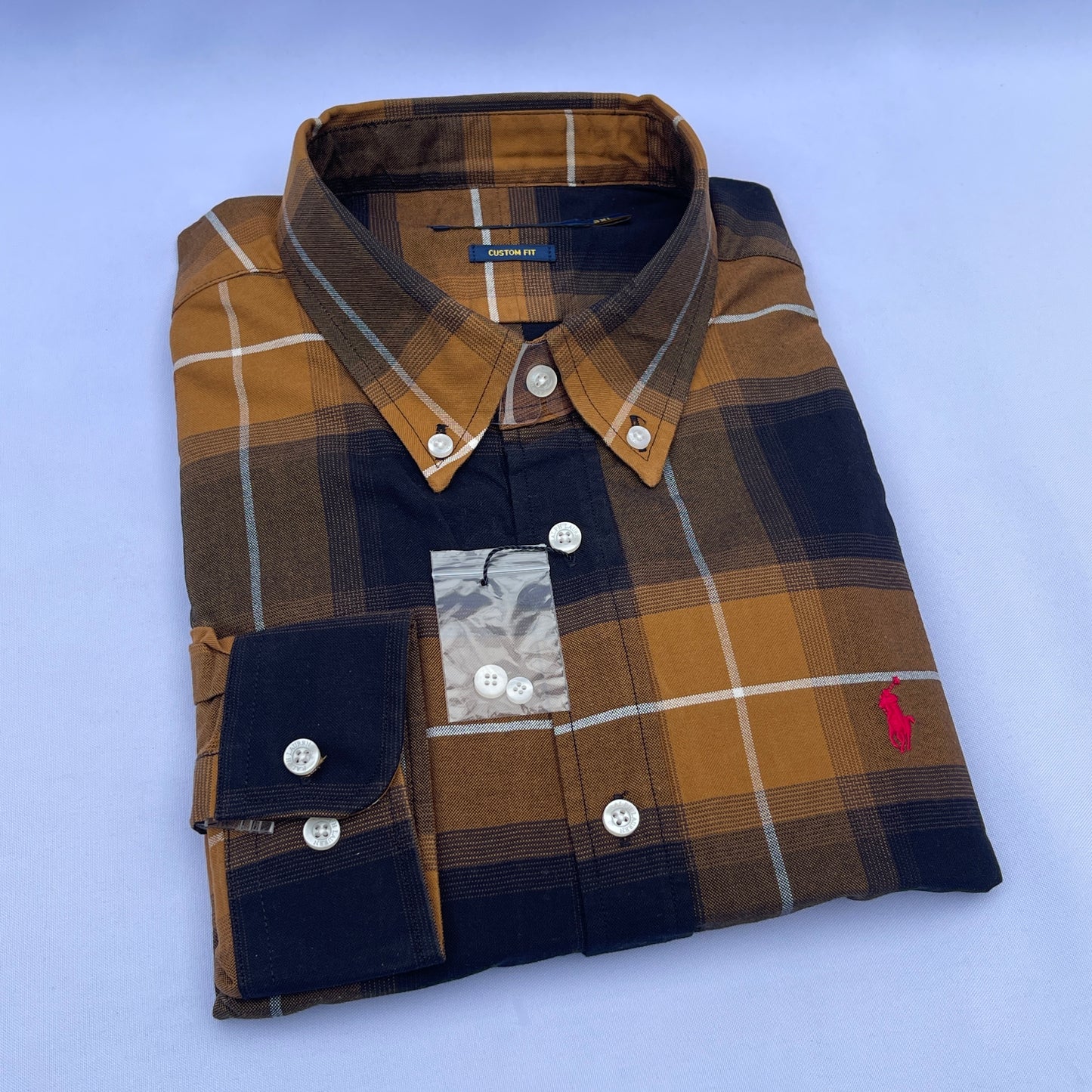 Men's Custom Fit Oxford Long Sleeve -PRL 0102