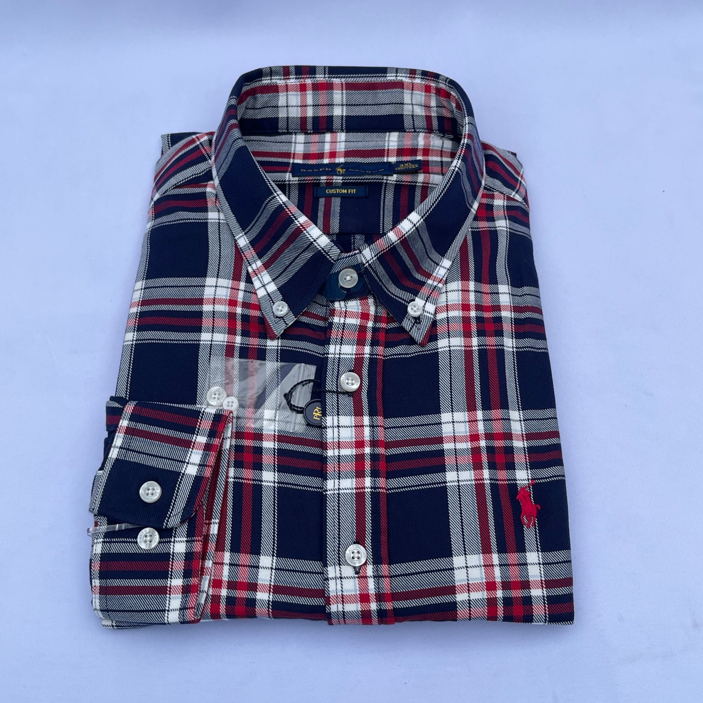 Men's Custom Fit Oxford Long Sleeve -PRL 0108