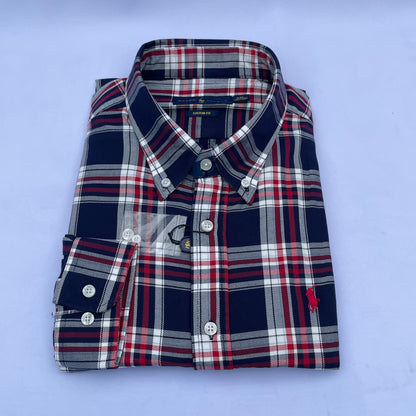 Men's Custom Fit Oxford Long Sleeve -PRL 0108