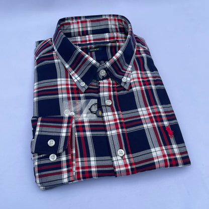 Men's Custom Fit Oxford Long Sleeve -PRL 0108