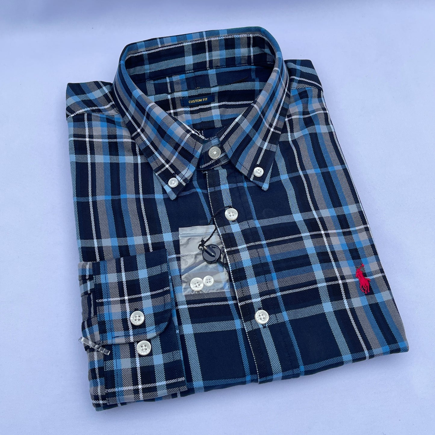 Men's Custom Fit Oxford Long Sleeve -PRL 0112