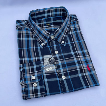 Men's Custom Fit Oxford Long Sleeve -PRL 0112