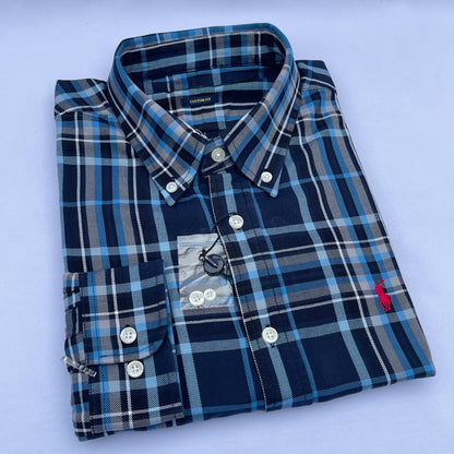 Men's Custom Fit Oxford Long Sleeve -PRL 0112