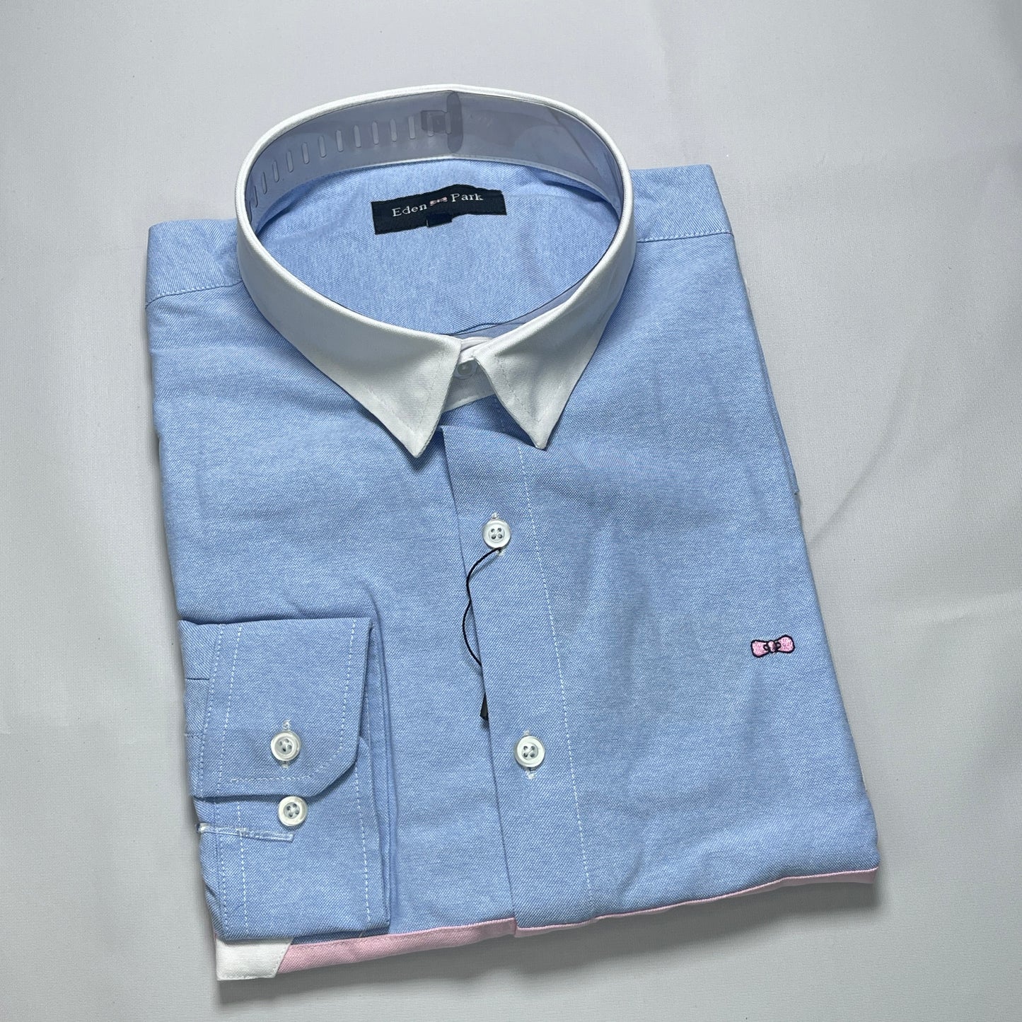 Eden Park Blue Classic Oxford Long Sleeve