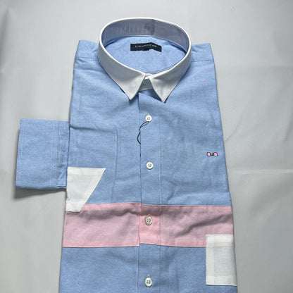 Eden Park Blue Classic Oxford Long Sleeve
