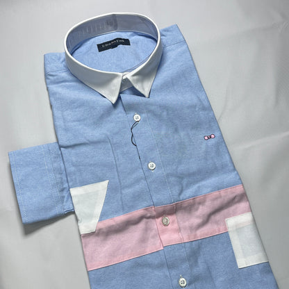 Eden Park Blue Classic Oxford Long Sleeve