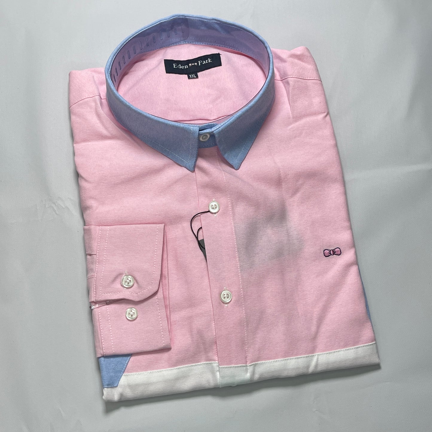 Eden Park Pink Classic Oxford Long Sleeve