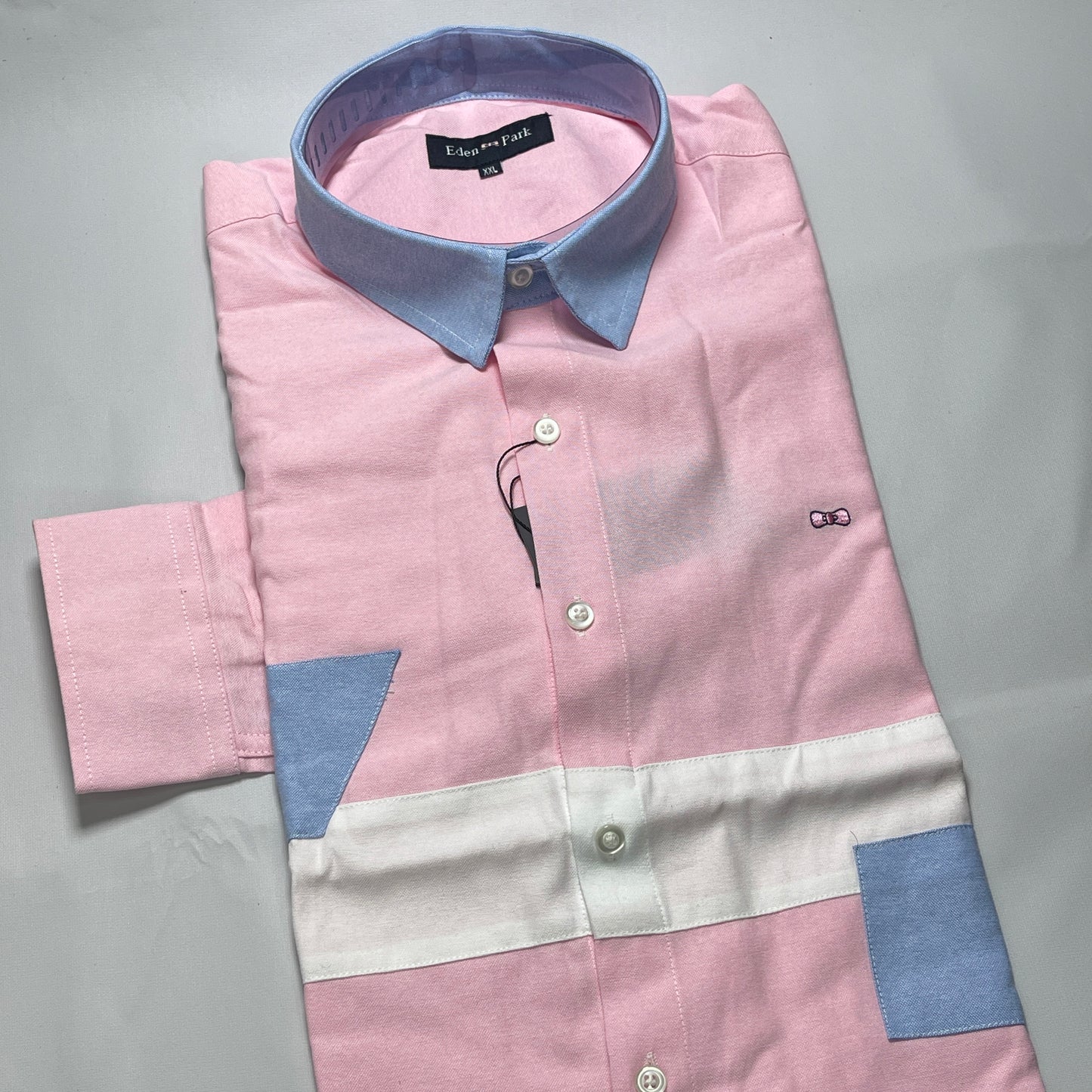 Eden Park Pink Classic Oxford Long Sleeve
