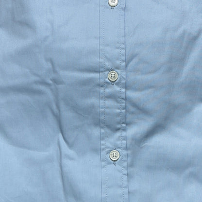 Men Custom Fit Sky Blue Oxford Long Sleeve-TH004