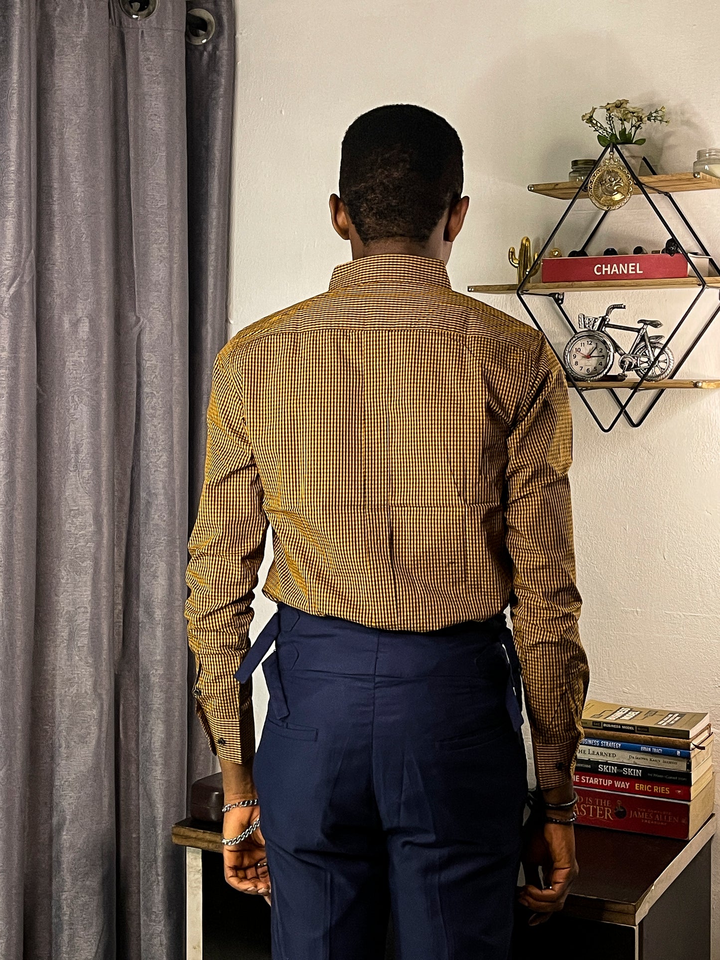 Men's Custom Slim Fit Oxford Long Sleeve -THL 209